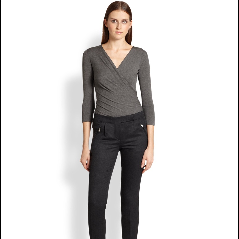 ▪️MaxMara▪️Caprice Faux Wrap Jersey Top